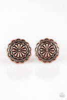 Durango Desert Copper Post Earring-Jewelry-Paparazzi Accessories-Ericka C Wise, $5 Jewelry Paparazzi accessories jewelry ericka champion wise elite consultant life of the party fashion fix lead and nickel free florida palm bay melbourne