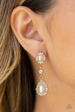 All Glowing Gold Earrings-Jewelry-Paparazzi Accessories-Ericka C Wise, $5 Jewelry Paparazzi accessories jewelry ericka champion wise elite consultant life of the party fashion fix lead and nickel free florida palm bay melbourne