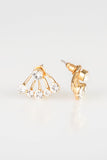 Jeweled Jubilee Gold Earrings-Jewelry-Paparazzi Accessories-Ericka C Wise, $5 Jewelry Paparazzi accessories jewelry ericka champion wise elite consultant life of the party fashion fix lead and nickel free florida palm bay melbourne