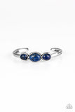 Roam Rules Blue Bracelet-Jewelry-Paparazzi Accessories-Ericka C Wise, $5 Jewelry Paparazzi accessories jewelry ericka champion wise elite consultant life of the party fashion fix lead and nickel free florida palm bay melbourne