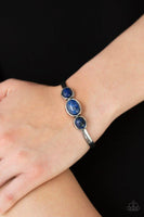 Roam Rules Blue Bracelet-Jewelry-Paparazzi Accessories-Ericka C Wise, $5 Jewelry Paparazzi accessories jewelry ericka champion wise elite consultant life of the party fashion fix lead and nickel free florida palm bay melbourne