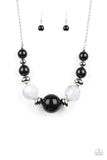 Daytime Drama Black Necklace-Ericka C Wise, $5 Jewelry-Ericka C Wise, $5 Jewelry Paparazzi accessories jewelry ericka champion wise elite consultant life of the party fashion fix lead and nickel free florida palm bay melbourne