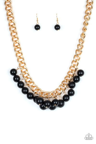 Get Off My Runway Gold Necklace-Jewelry-Paparazzi Accessories-Ericka C Wise, $5 Jewelry Paparazzi accessories jewelry ericka champion wise elite consultant life of the party fashion fix lead and nickel free florida palm bay melbourne