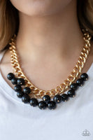 Get Off My Runway Gold Necklace-Jewelry-Paparazzi Accessories-Ericka C Wise, $5 Jewelry Paparazzi accessories jewelry ericka champion wise elite consultant life of the party fashion fix lead and nickel free florida palm bay melbourne