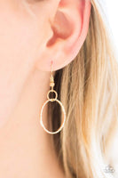 Circa de Couture Gold Necklace-Jewelry-Paparazzi Accessories-Ericka C Wise, $5 Jewelry Paparazzi accessories jewelry ericka champion wise elite consultant life of the party fashion fix lead and nickel free florida palm bay melbourne