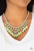 Rural Revival Green Necklace-Jewelry-Paparazzi Accessories-Ericka C Wise, $5 Jewelry Paparazzi accessories jewelry ericka champion wise elite consultant life of the party fashion fix lead and nickel free florida palm bay melbourne
