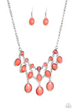 Mermaid Marmalade Orange Necklace-Jewelry-Paparazzi Accessories-Ericka C Wise, $5 Jewelry Paparazzi accessories jewelry ericka champion wise elite consultant life of the party fashion fix lead and nickel free florida palm bay melbourne