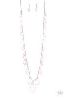 Glow and Steady Wins the Race Pink Necklace-Jewelry-Ericka C Wise, $5 Jewelry -Ericka C Wise, $5 Jewelry Paparazzi accessories jewelry ericka champion wise elite consultant life of the party fashion fix lead and nickel free florida palm bay melbourne