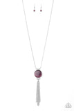 Happy As Can Beam Purple Necklace-Jewelry-Ericka C Wise, $5 Jewelry-Ericka C Wise, $5 Jewelry Paparazzi accessories jewelry ericka champion wise elite consultant life of the party fashion fix lead and nickel free florida palm bay melbourne