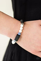 Run Out the Block Blue Bracelet-Jewelry-Paparazzi Accessories-Ericka C Wise, $5 Jewelry Paparazzi accessories jewelry ericka champion wise elite consultant life of the party fashion fix lead and nickel free florida palm bay melbourne