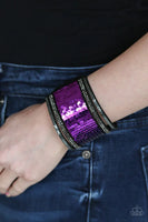 Heads or Mermaid Tails Purple Urban Bracelet-Jewelry-Paparazzi Accessories-Ericka C Wise, $5 Jewelry Paparazzi accessories jewelry ericka champion wise elite consultant life of the party fashion fix lead and nickel free florida palm bay melbourne