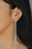 Stellar Starlight Black Earrings-Jewelry-Paparazzi Accessories-Ericka C Wise, $5 Jewelry Paparazzi accessories jewelry ericka champion wise elite consultant life of the party fashion fix lead and nickel free florida palm bay melbourne