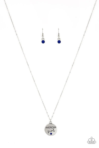American Girl Blue Necklace