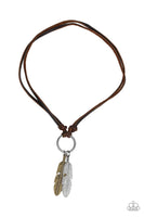 Sky Walker Brown Urban Necklace-Jewelry-Paparazzi Accessories-Ericka C Wise, $5 Jewelry Paparazzi accessories jewelry ericka champion wise elite consultant life of the party fashion fix lead and nickel free florida palm bay melbourne