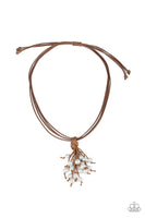 Tassel Trek White Necklace-Jewelry-Paparazzi Accessories-Ericka C Wise, $5 Jewelry Paparazzi accessories jewelry ericka champion wise elite consultant life of the party fashion fix lead and nickel free florida palm bay melbourne