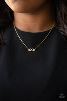 Always a Winner Gold Necklace-Jewelry-Paparazzi Accessories-Ericka C Wise, $5 Jewelry Paparazzi accessories jewelry ericka champion wise elite consultant life of the party fashion fix lead and nickel free florida palm bay melbourne