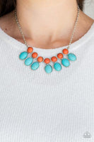 Environmental Impact Blue Necklace-Jewelry-Paparazzi Accessories-Ericka C Wise, $5 Jewelry Paparazzi accessories jewelry ericka champion wise elite consultant life of the party fashion fix lead and nickel free florida palm bay melbourne