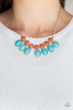 Environmental Impact Blue Necklace-Jewelry-Paparazzi Accessories-Ericka C Wise, $5 Jewelry Paparazzi accessories jewelry ericka champion wise elite consultant life of the party fashion fix lead and nickel free florida palm bay melbourne