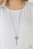 Unlocked Pink Necklace-Jewelry-Paparazzi Accessories-Ericka C Wise, $5 Jewelry Paparazzi accessories jewelry ericka champion wise elite consultant life of the party fashion fix lead and nickel free florida palm bay melbourne