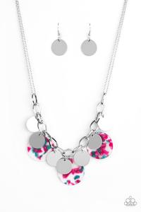 Confetti Confection Pink Necklace-Jewelry-Paparazzi Accessories-Ericka C Wise, $5 Jewelry Paparazzi accessories jewelry ericka champion wise elite consultant life of the party fashion fix lead and nickel free florida palm bay melbourne