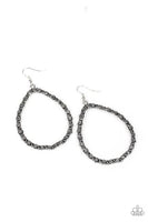 Galaxy Gardens Silver Earrings-Jewelry-Paparazzi Accessories-Ericka C Wise, $5 Jewelry Paparazzi accessories jewelry ericka champion wise elite consultant life of the party fashion fix lead and nickel free florida palm bay melbourne