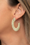 A Chance of Rainbows Green Earrings-Jewelry-Paparazzi Accessories-Ericka C Wise, $5 Jewelry Paparazzi accessories jewelry ericka champion wise elite consultant life of the party fashion fix lead and nickel free florida palm bay melbourne