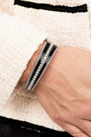Exquisitely Empirical Black Bracelet-Jewelry-Paparazzi Accessories-Ericka C Wise, $5 Jewelry Paparazzi accessories jewelry ericka champion wise elite consultant life of the party fashion fix lead and nickel free florida palm bay melbourne