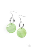 Opulently Oasis Green Earrings-Jewelry-Paparazzi Accessories-Ericka C Wise, $5 Jewelry Paparazzi accessories jewelry ericka champion wise elite consultant life of the party fashion fix lead and nickel free florida palm bay melbourne