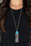 Proudly Prismatic Blue Necklace-Jewelry-Paparazzi Accessories-Ericka C Wise, $5 Jewelry Paparazzi accessories jewelry ericka champion wise elite consultant life of the party fashion fix lead and nickel free florida palm bay melbourne