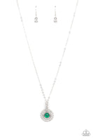 Springtime Twinkle Green Necklace-Jewelry-Ericka C Wise, $5 Jewelry-Ericka C Wise, $5 Jewelry Paparazzi accessories jewelry ericka champion wise elite consultant life of the party fashion fix lead and nickel free florida palm bay melbourne