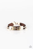 Wonderfully Woodsy Brown Urban Bracelet-Jewelry-Paparazzi Accessories-Ericka C Wise, $5 Jewelry Paparazzi accessories jewelry ericka champion wise elite consultant life of the party fashion fix lead and nickel free florida palm bay melbourne
