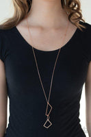 Shapely Silhouettes Copper Necklace-Jewelry-Paparazzi Accessories-Ericka C Wise, $5 Jewelry Paparazzi accessories jewelry ericka champion wise elite consultant life of the party fashion fix lead and nickel free florida palm bay melbourne