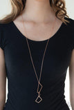 Shapely Silhouettes Copper Necklace-Jewelry-Paparazzi Accessories-Ericka C Wise, $5 Jewelry Paparazzi accessories jewelry ericka champion wise elite consultant life of the party fashion fix lead and nickel free florida palm bay melbourne