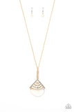 Beach Beam White Necklace-Jewelry-Paparazzi Accessories-Ericka C Wise, $5 Jewelry Paparazzi accessories jewelry ericka champion wise elite consultant life of the party fashion fix lead and nickel free florida palm bay melbourne
