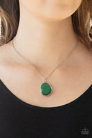 Icy Opalescence Green Necklace-Jewelry-Paparazzi Accessories-Ericka C Wise, $5 Jewelry Paparazzi accessories jewelry ericka champion wise elite consultant life of the party fashion fix lead and nickel free florida palm bay melbourne