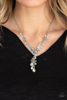 Iridescent Illumination Silver Necklace-Jewelry-Paparazzi Accessories-Ericka C Wise, $5 Jewelry Paparazzi accessories jewelry ericka champion wise elite consultant life of the party fashion fix lead and nickel free florida palm bay melbourne
