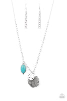 Free Spirited Forager Blue Necklace-Jewelry-Paparazzi Accessories-Ericka C Wise, $5 Jewelry Paparazzi accessories jewelry ericka champion wise elite consultant life of the party fashion fix lead and nickel free florida palm bay melbourne