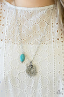 Free Spirited Forager Blue Necklace-Jewelry-Paparazzi Accessories-Ericka C Wise, $5 Jewelry Paparazzi accessories jewelry ericka champion wise elite consultant life of the party fashion fix lead and nickel free florida palm bay melbourne