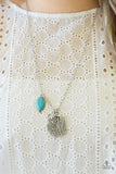 Free Spirited Forager Blue Necklace-Jewelry-Paparazzi Accessories-Ericka C Wise, $5 Jewelry Paparazzi accessories jewelry ericka champion wise elite consultant life of the party fashion fix lead and nickel free florida palm bay melbourne
