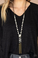 Vintage Diva Brass Necklace-Jewelry-Paparazzi Accessories-Ericka C Wise, $5 Jewelry Paparazzi accessories jewelry ericka champion wise elite consultant life of the party fashion fix lead and nickel free florida palm bay melbourne
