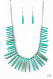 Out of My Element Blue Necklace-Jewelry-Paparazzi Accessories-Ericka C Wise, $5 Jewelry Paparazzi accessories jewelry ericka champion wise elite consultant life of the party fashion fix lead and nickel free florida palm bay melbourne