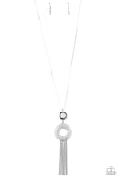 Sassy As They Come Silver Necklace-Jewelry-Paparazzi Accessories-Ericka C Wise, $5 Jewelry Paparazzi accessories jewelry ericka champion wise elite consultant life of the party fashion fix lead and nickel free florida palm bay melbourne