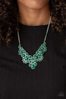 Bohemian Banquet Green Necklace-Jewelry-Paparazzi Accessories-Ericka C Wise, $5 Jewelry Paparazzi accessories jewelry ericka champion wise elite consultant life of the party fashion fix lead and nickel free florida palm bay melbourne