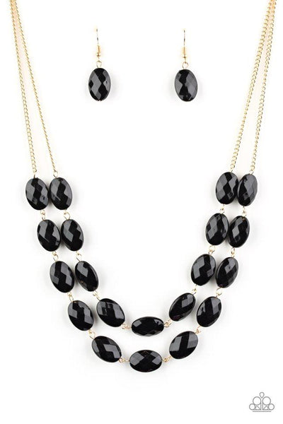 Max Volume Black Necklace-Jewelry-Paparazzi Accessories-Ericka C Wise, $5 Jewelry Paparazzi accessories jewelry ericka champion wise elite consultant life of the party fashion fix lead and nickel free florida palm bay melbourne