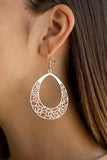 Vineyard Venture Rose Gold Earrings-Jewelry-Paparazzi Accessories-Ericka C Wise, $5 Jewelry Paparazzi accessories jewelry ericka champion wise elite consultant life of the party fashion fix lead and nickel free florida palm bay melbourne