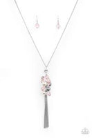 Party Girl Glow Pink Necklace-Jewelry-Paparazzi Accessories-Ericka C Wise, $5 Jewelry Paparazzi accessories jewelry ericka champion wise elite consultant life of the party fashion fix lead and nickel free florida palm bay melbourne