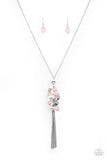 Party Girl Glow Pink Necklace-Jewelry-Paparazzi Accessories-Ericka C Wise, $5 Jewelry Paparazzi accessories jewelry ericka champion wise elite consultant life of the party fashion fix lead and nickel free florida palm bay melbourne