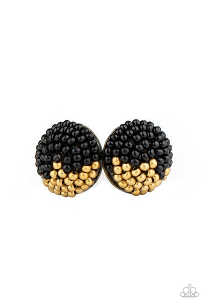 As Happy As Can Bead Earrings-Jewelry-Paparazzi Accessories-Ericka C Wise, $5 Jewelry Paparazzi accessories jewelry ericka champion wise elite consultant life of the party fashion fix lead and nickel free florida palm bay melbourne