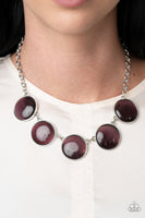 Ethereal Escape Purple Necklace-Jewelry-Ericka C Wise, $5 Jewelry-Ericka C Wise, $5 Jewelry Paparazzi accessories jewelry ericka champion wise elite consultant life of the party fashion fix lead and nickel free florida palm bay melbourne