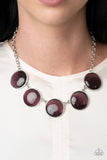 Ethereal Escape Purple Necklace-Jewelry-Ericka C Wise, $5 Jewelry-Ericka C Wise, $5 Jewelry Paparazzi accessories jewelry ericka champion wise elite consultant life of the party fashion fix lead and nickel free florida palm bay melbourne